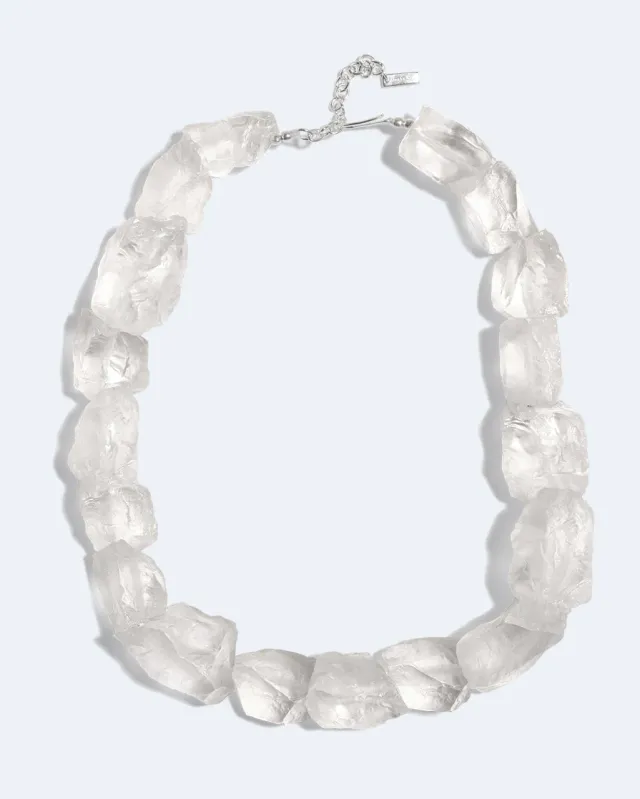 Completedworks The Iceberg's Other Half collier résine argent