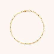 Astrid & Miyu Molten Bar Chain collier or massif barre