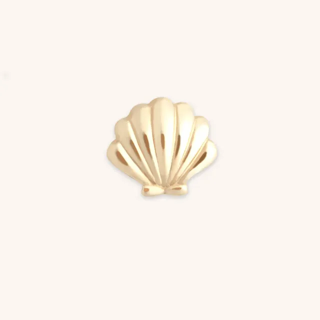 Astrid & Miyu Shell Click charm coquillage or 9 carats