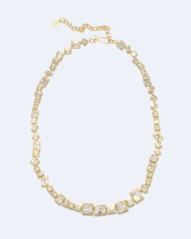 Completedworks Dare collier zirconia vermeil or ras-du-cou