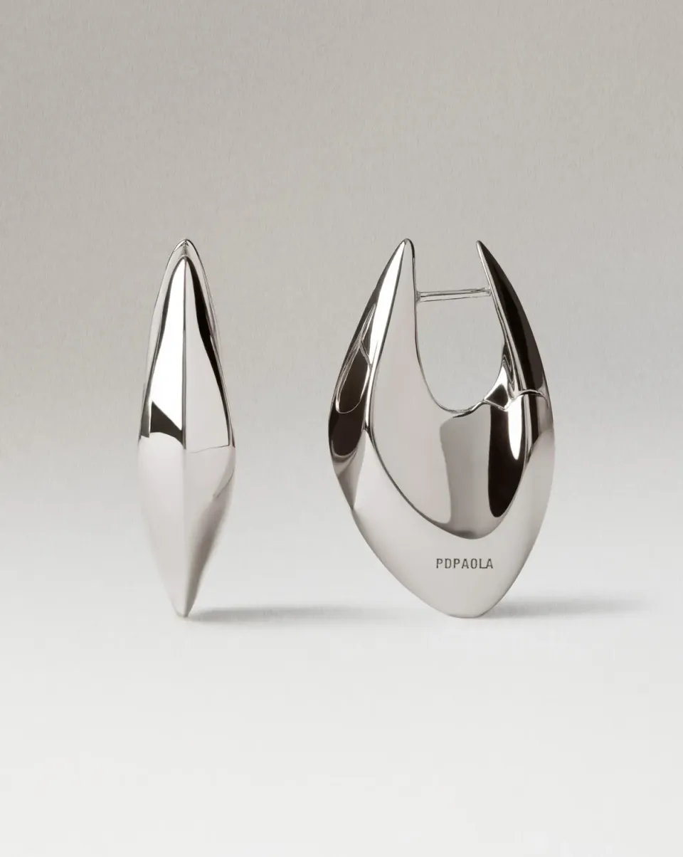 PDPAOLA Fuji mini boucles d'oreilles dorées