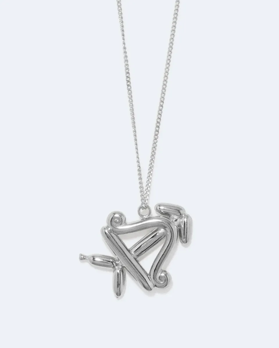 Completedworks Sagittarius collier zodiaque plaqué platine