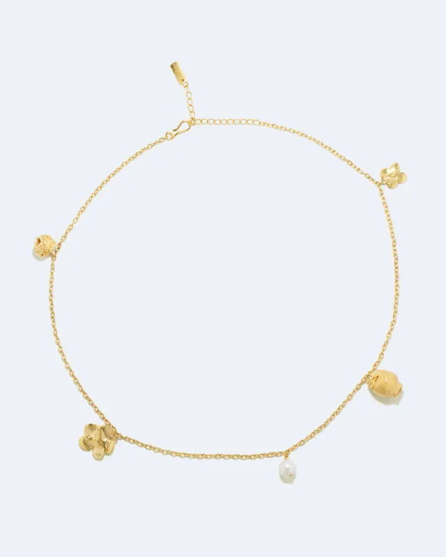 Completedworks Aurelia collier perle plaqué or