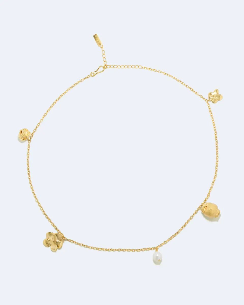 Completedworks Aurelia collier perle plaqué or