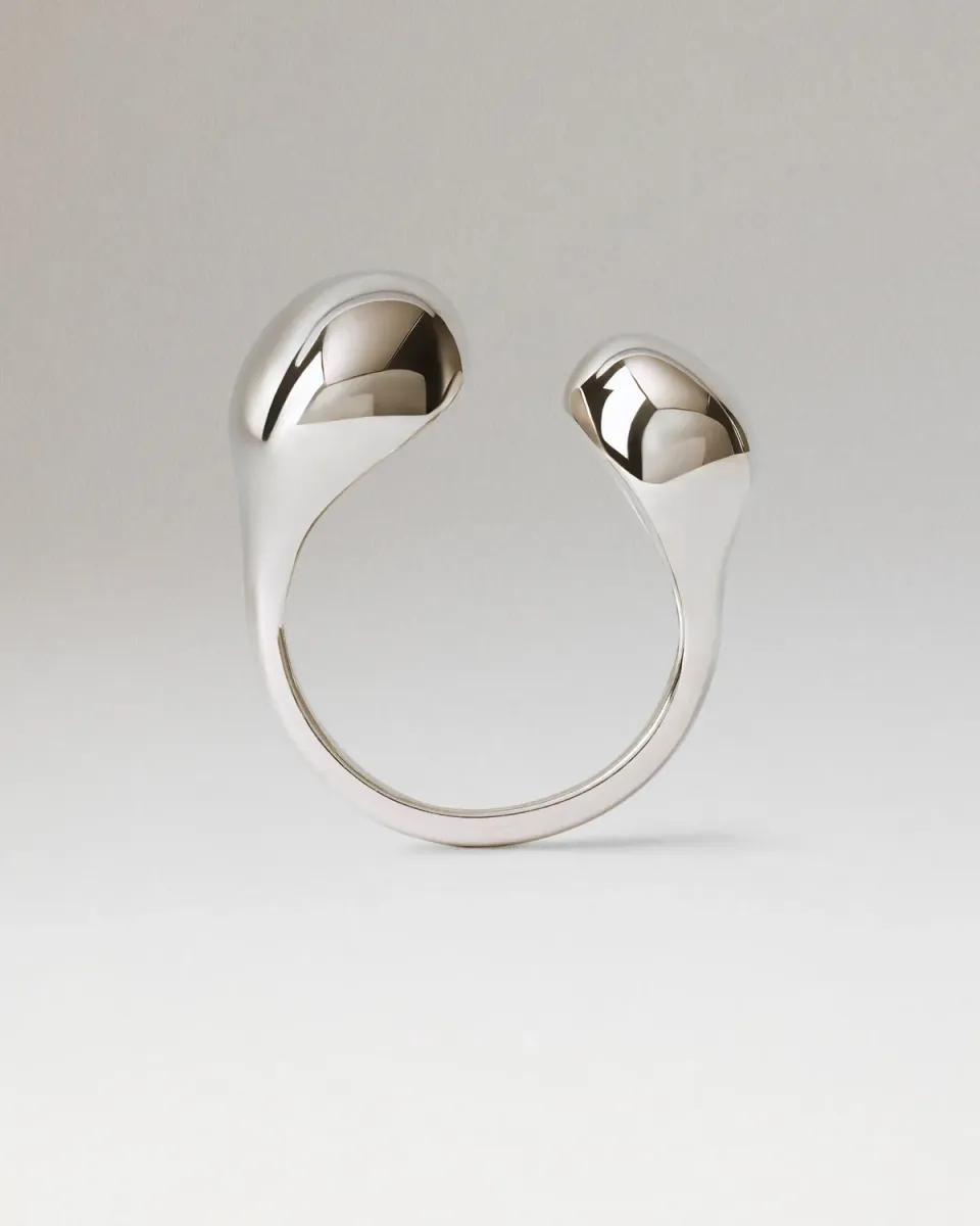 PDPAOLA Gravity bague argent large 11,6 mm