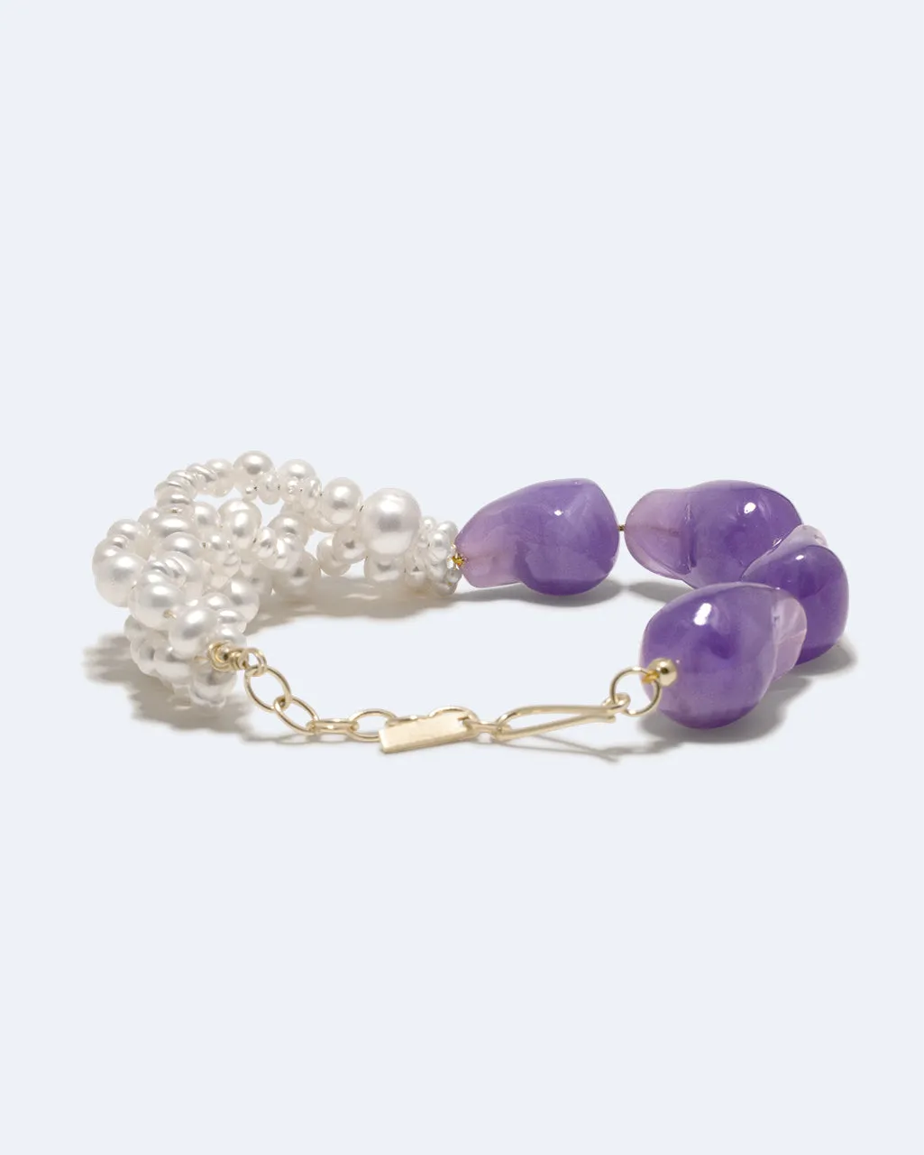 Completedworks Parade of Possibilities II bracelet perles lilas