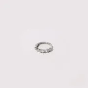 Astrid & Miyu Celestial Crystal créoles 11,5 mm argent cristal