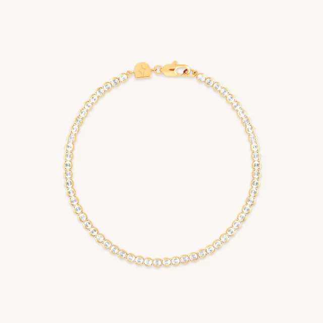 Astrid & Miyu Gleam Bold Tennis bracelet doré rivière
