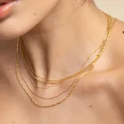Astrid & Miyu Marylebone collier chaîne or massif