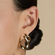 Astrid & Miyu Bow piercing titane doré nœud