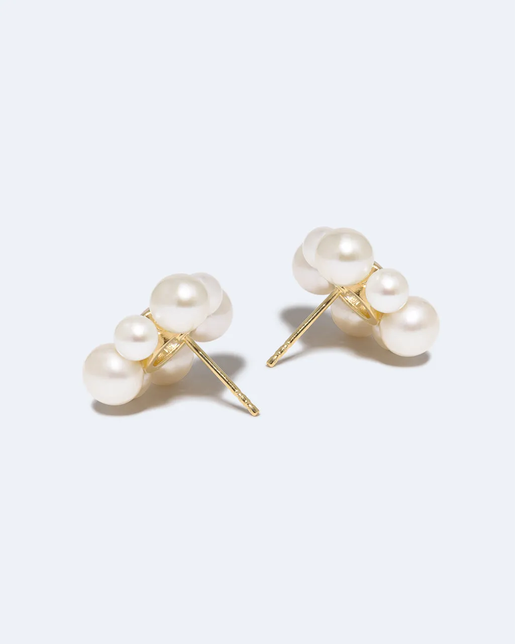 Completedworks Dandelion boucles perle zirconia vermeil