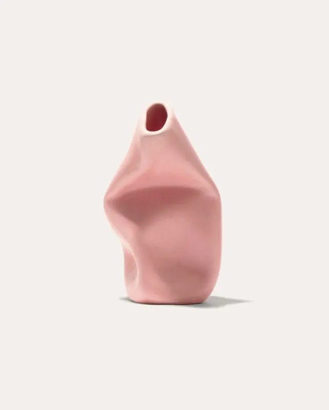 Completedworks Yesterday is History vase céramique rose mat