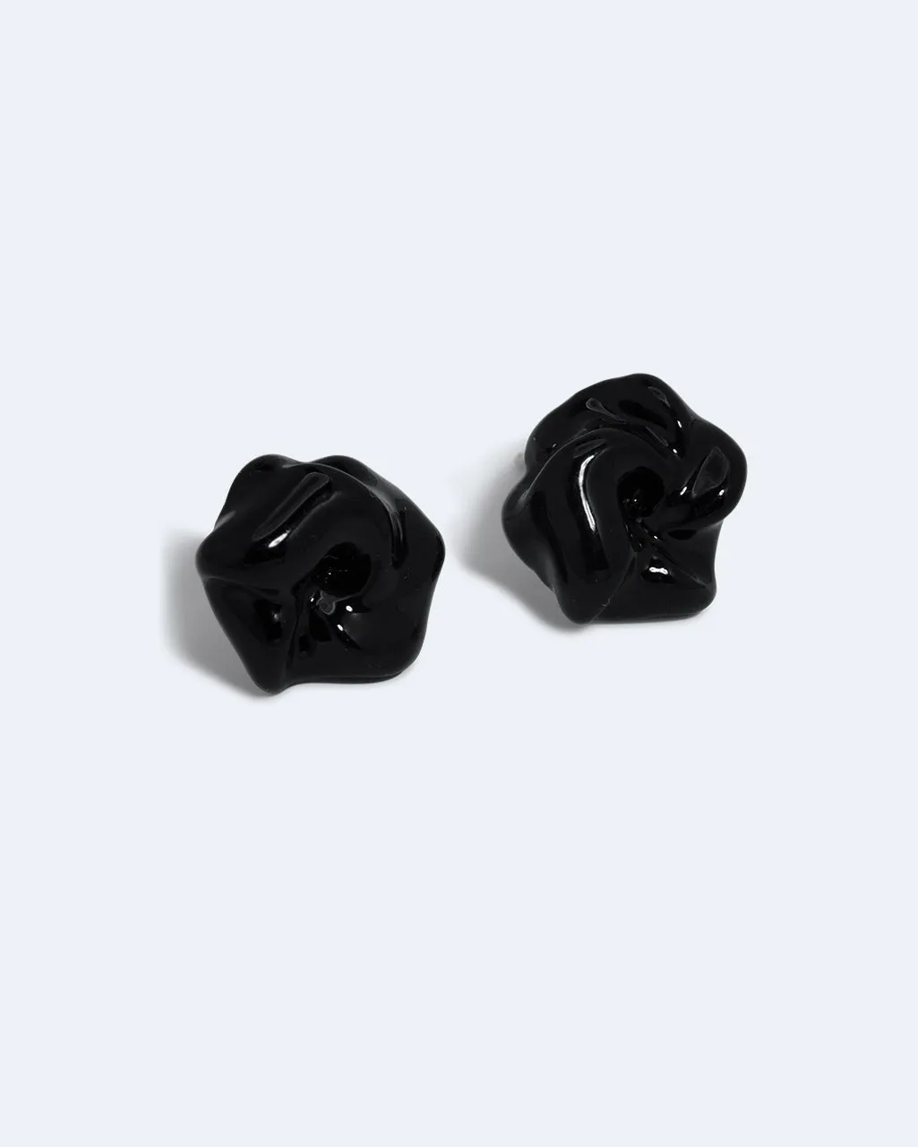 Completedworks Depths of Time boucles émail noir argent recyclé