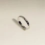 Astrid & Miyu Cosmic Star Band bague argent étoile