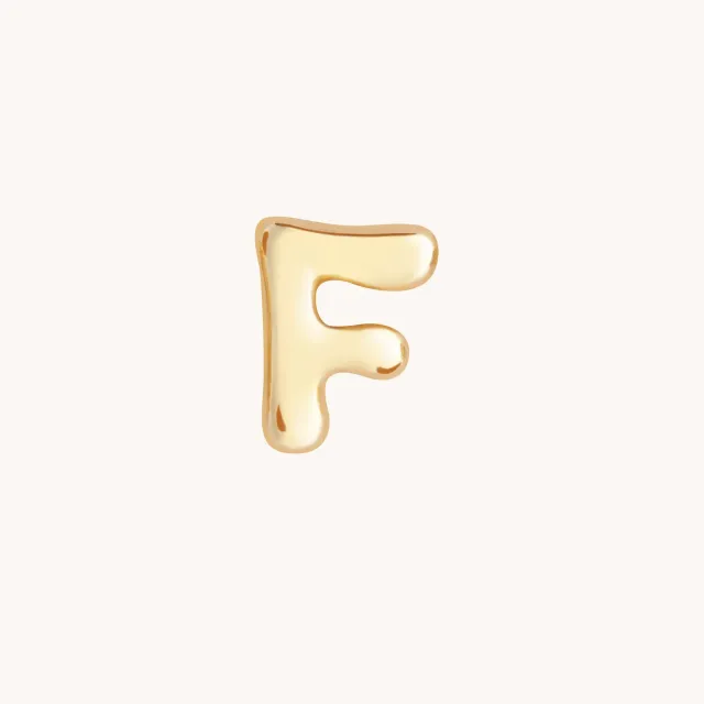 Astrid & Miyu F Initial Click charm or massif lettre F