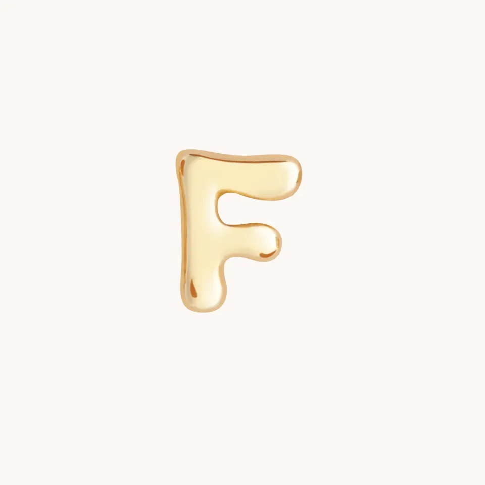 Astrid & Miyu F Initial Click charm or massif lettre F