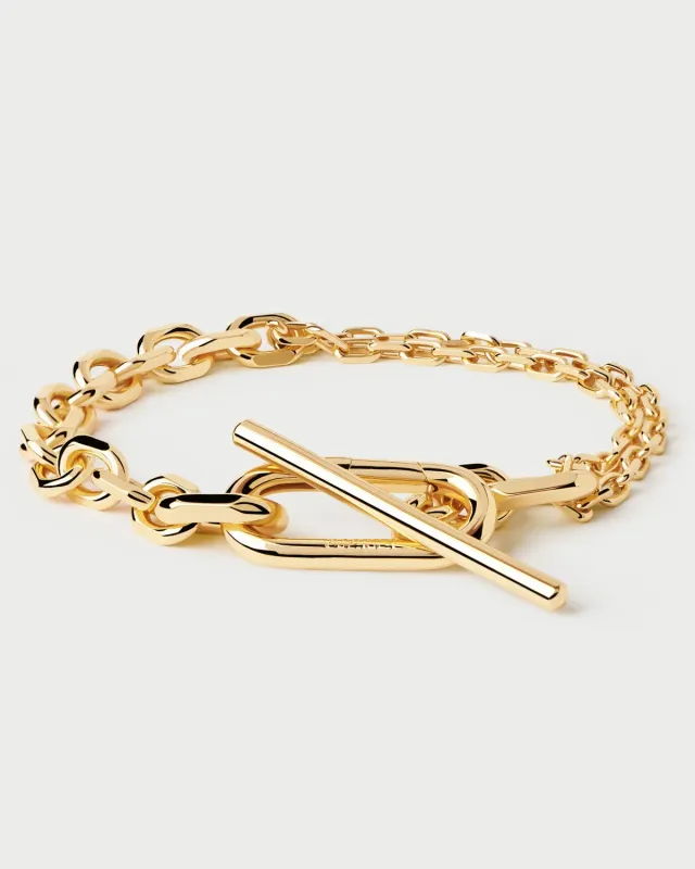 PDPAOLA Vesta Chain bracelet chaine doré 17,5 cm