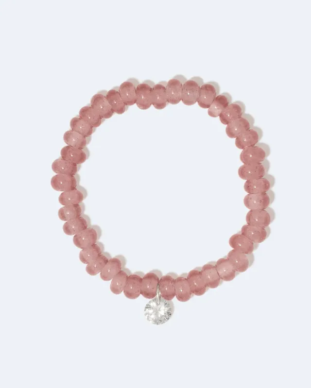 Completedworks Chutes bracelet perles verre rose