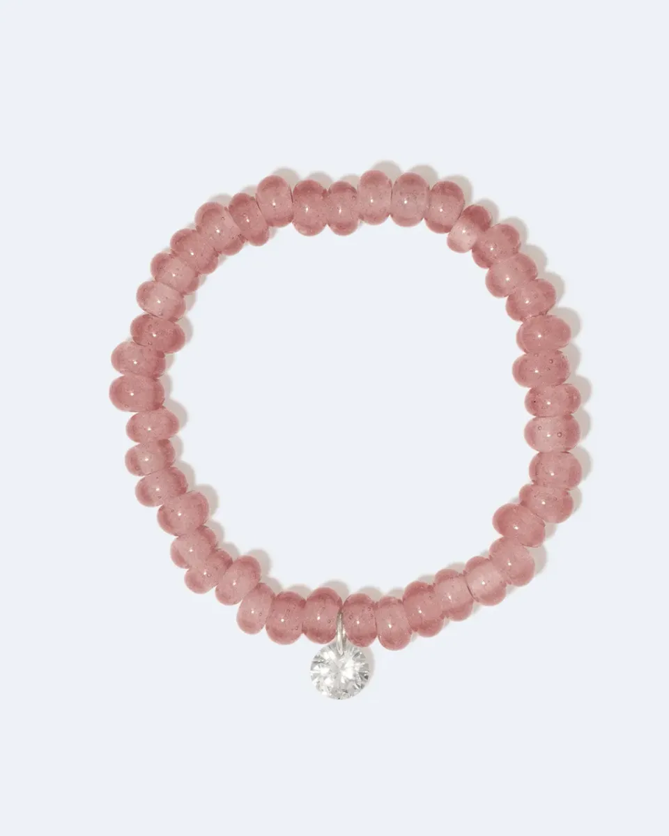Completedworks Chutes bracelet perles verre rose
