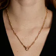 Astrid & Miyu Hardware Chain collier doré maillons