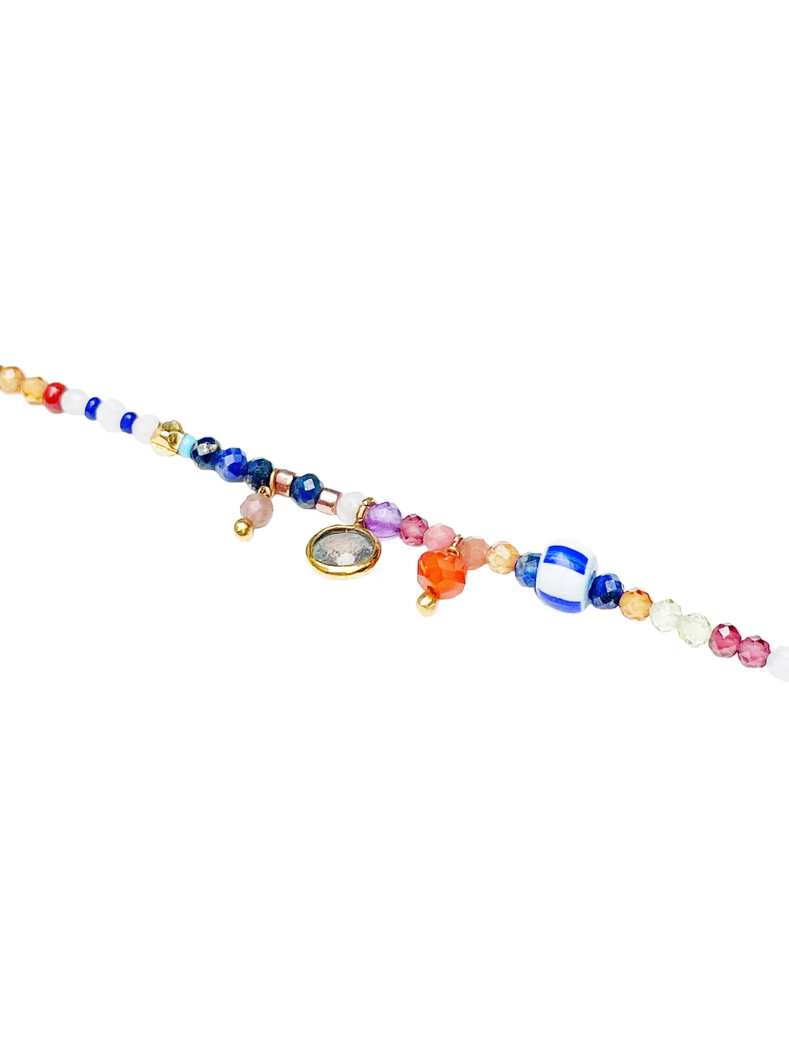 Le Fourbi de Capucine FDC201 bracelet laiton doré lapis-lazuli