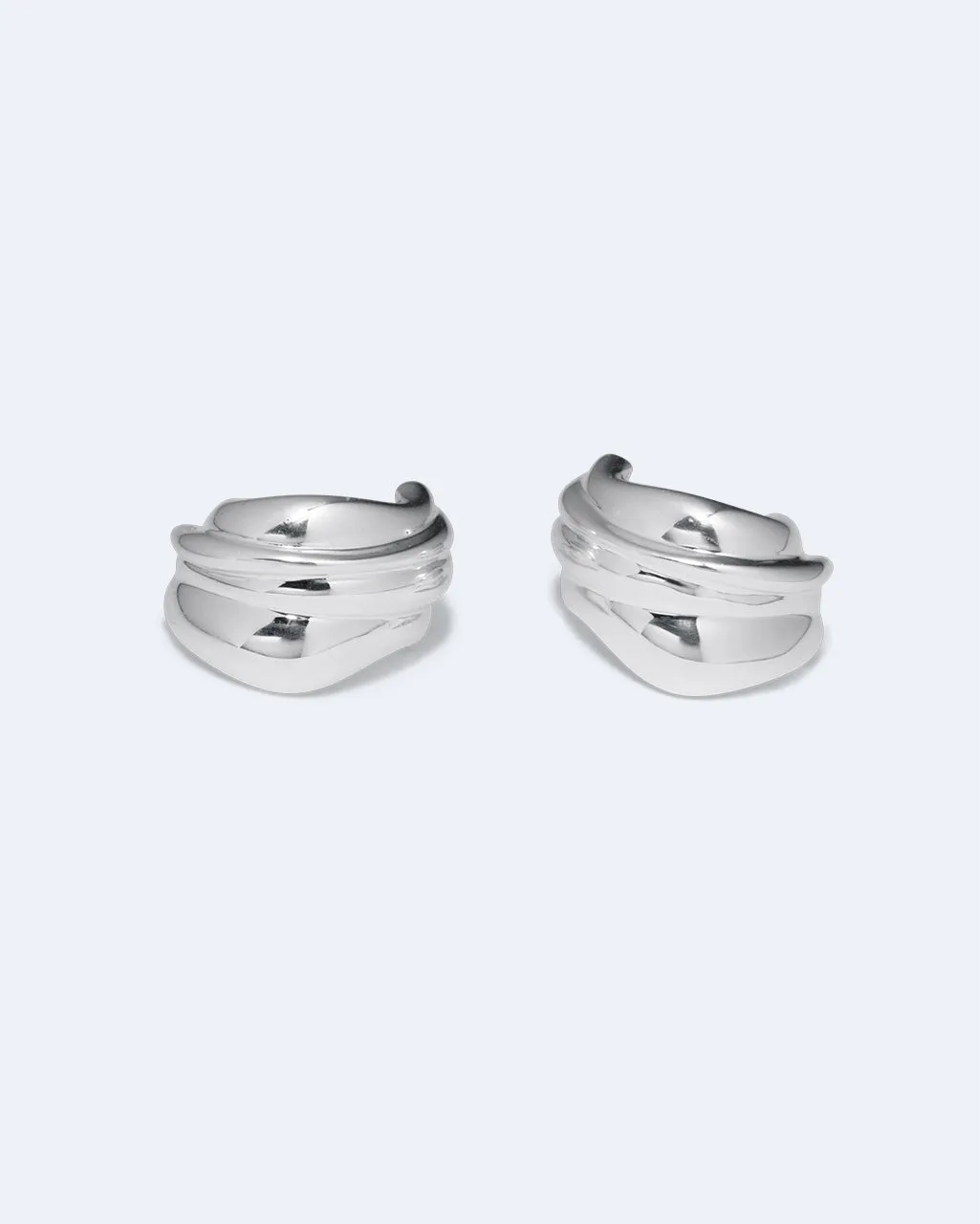 Completedworks Foreshore boucles d'oreilles argent recyclé
