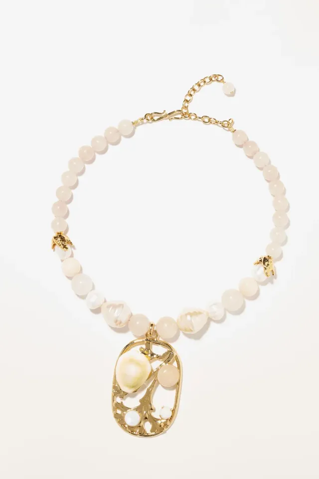 Philippe Ferrandis Corfou collier perles doré