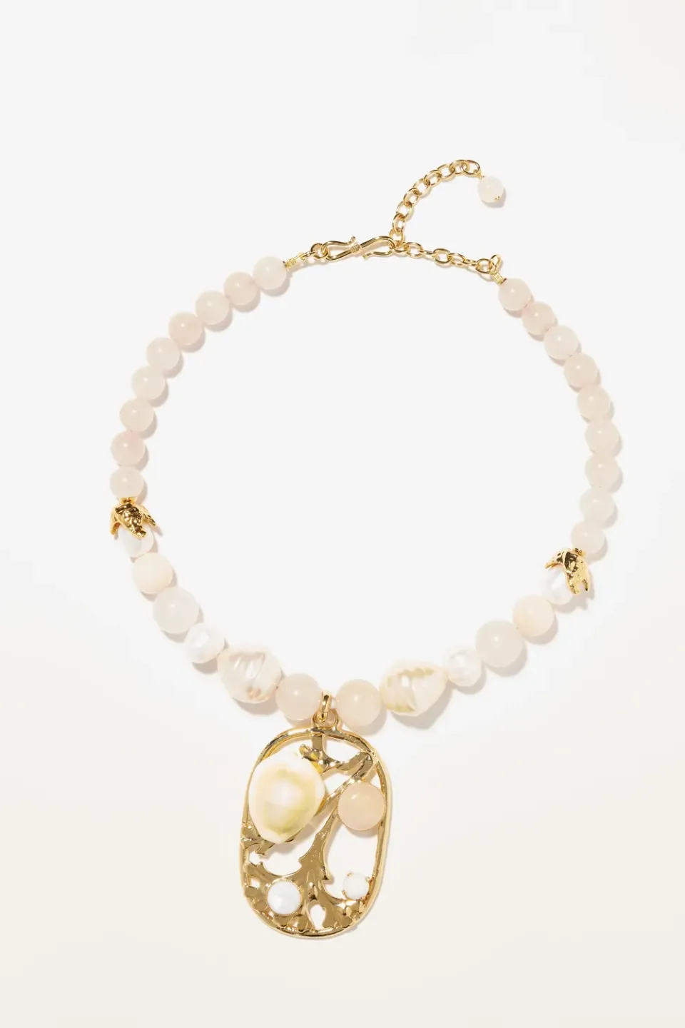 Philippe Ferrandis Corfou collier perles doré