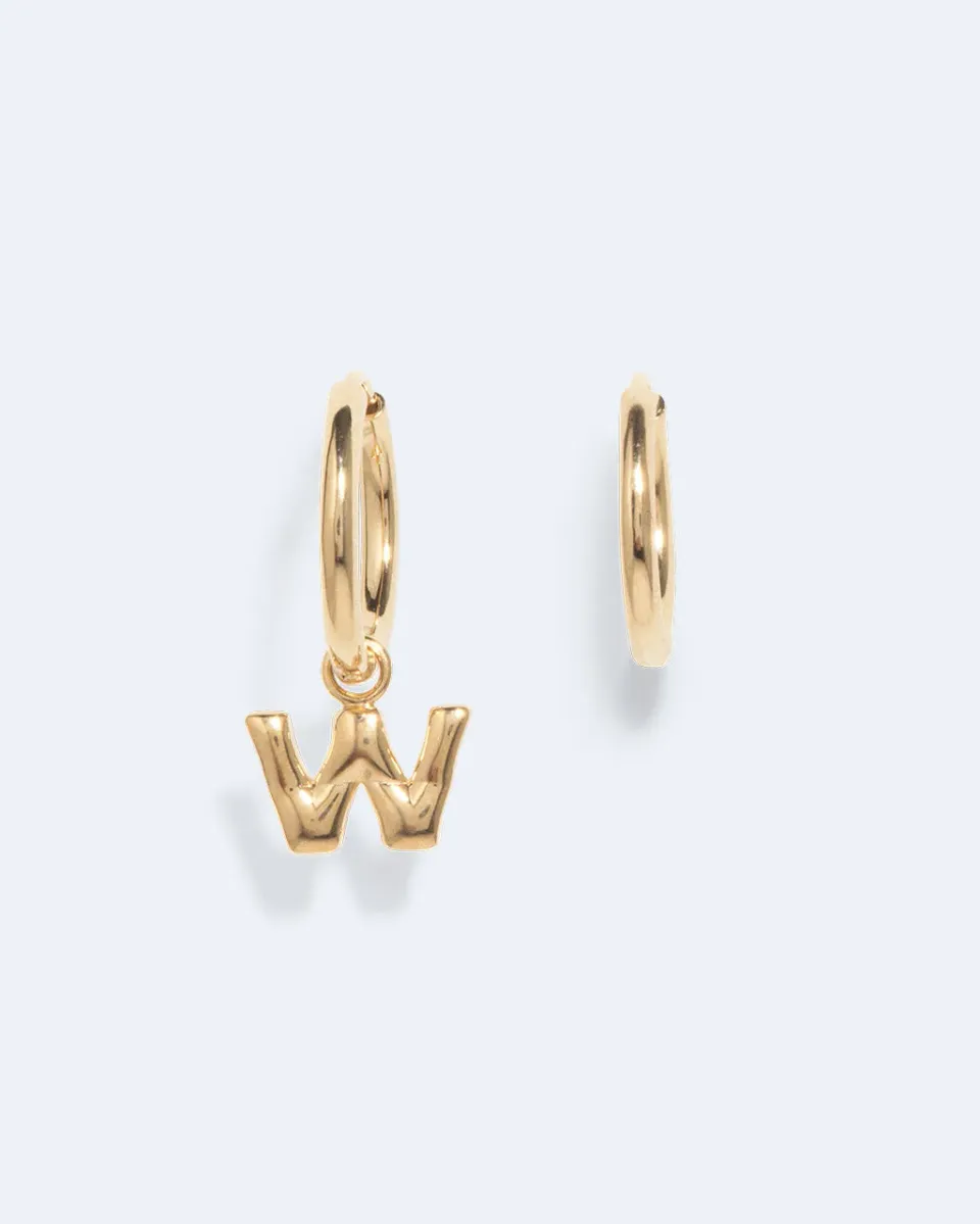 Completedworks Classicworks W boucles d’oreilles vermeil or