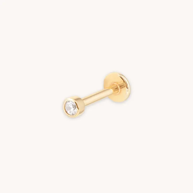 Astrid & Miyu Topaz Gem Piercing Stud piercing or massif topaze