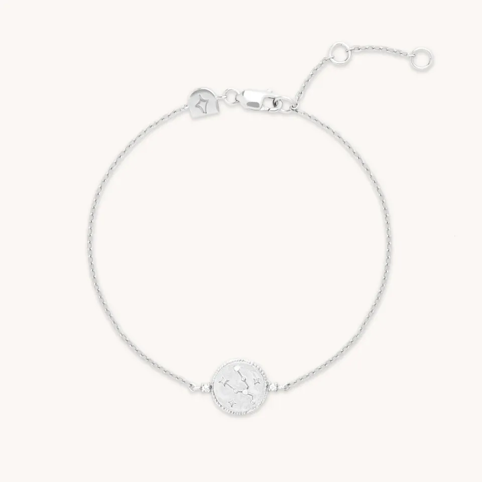Astrid & Miyu Zodiac Taurus bracelet argent taureau