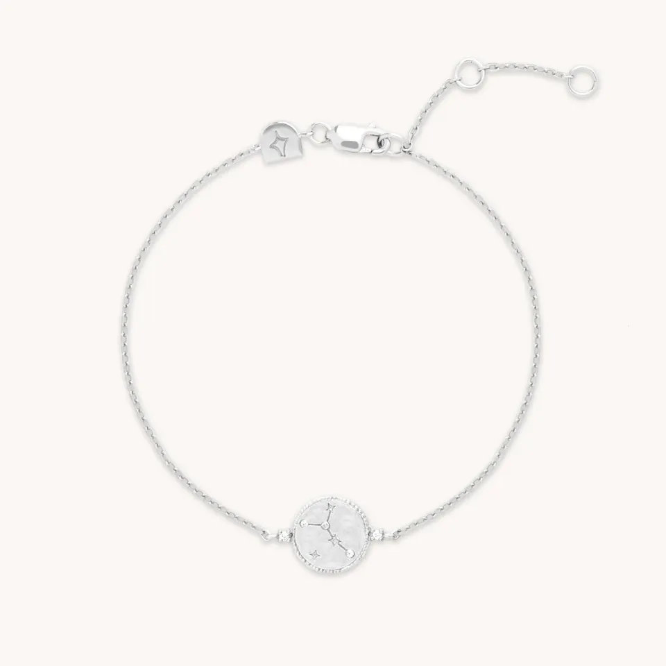 Astrid & Miyu Zodiac Cancer bracelet argent signe