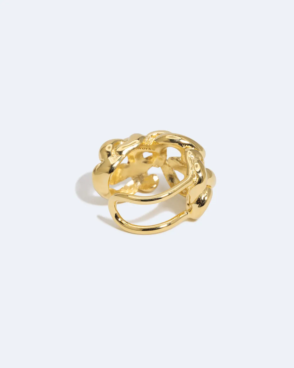 Completedworks Woven ear cuff vermeil recyclé