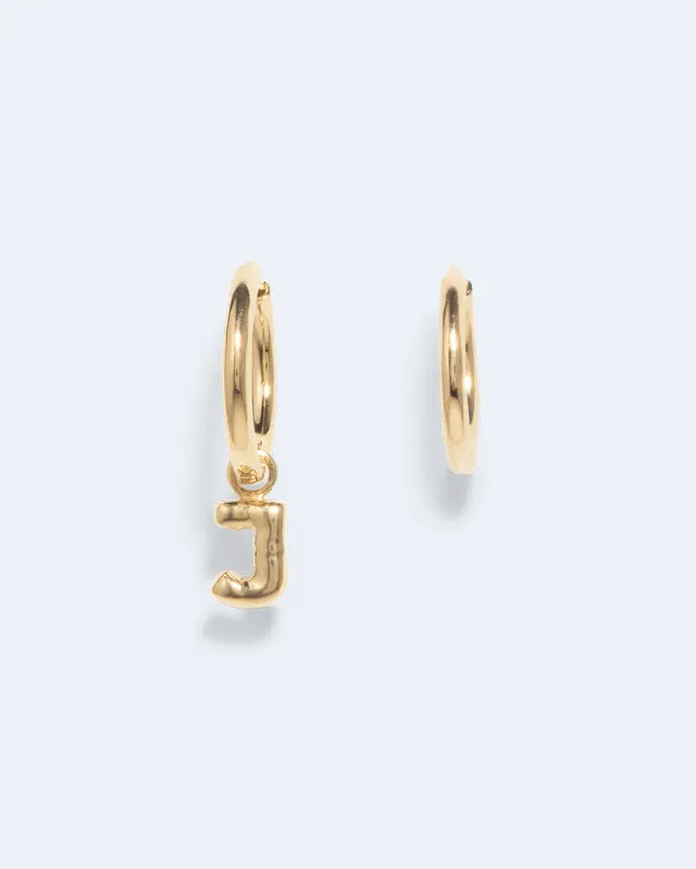 Completedworks Classicworks J boucles d'oreilles vermeil or