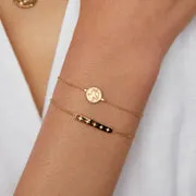 Astrid & Miyu Libra bracelet doré signe Balance