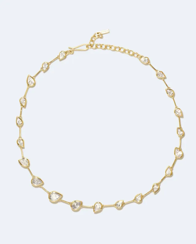 Completedworks Myriad collier zirconia vermeil or ras du cou