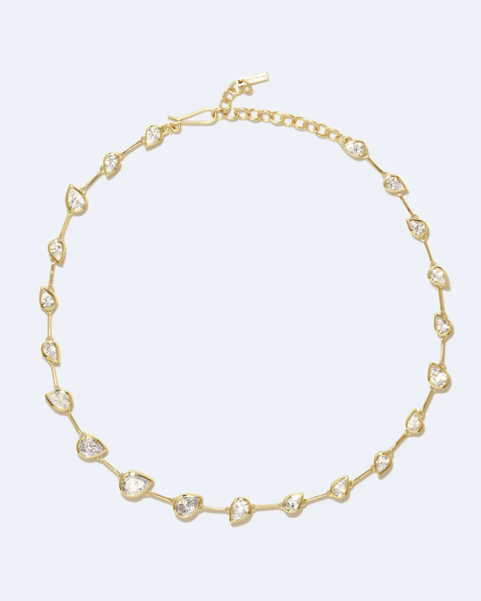 Completedworks Myriad collier zirconia vermeil or ras du cou