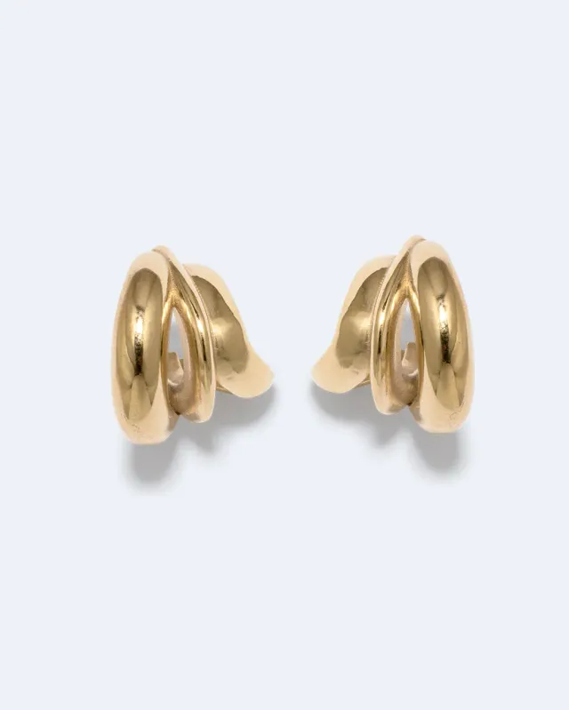 Completedworks Dollop boucles d’oreilles vermeil or recyclé
