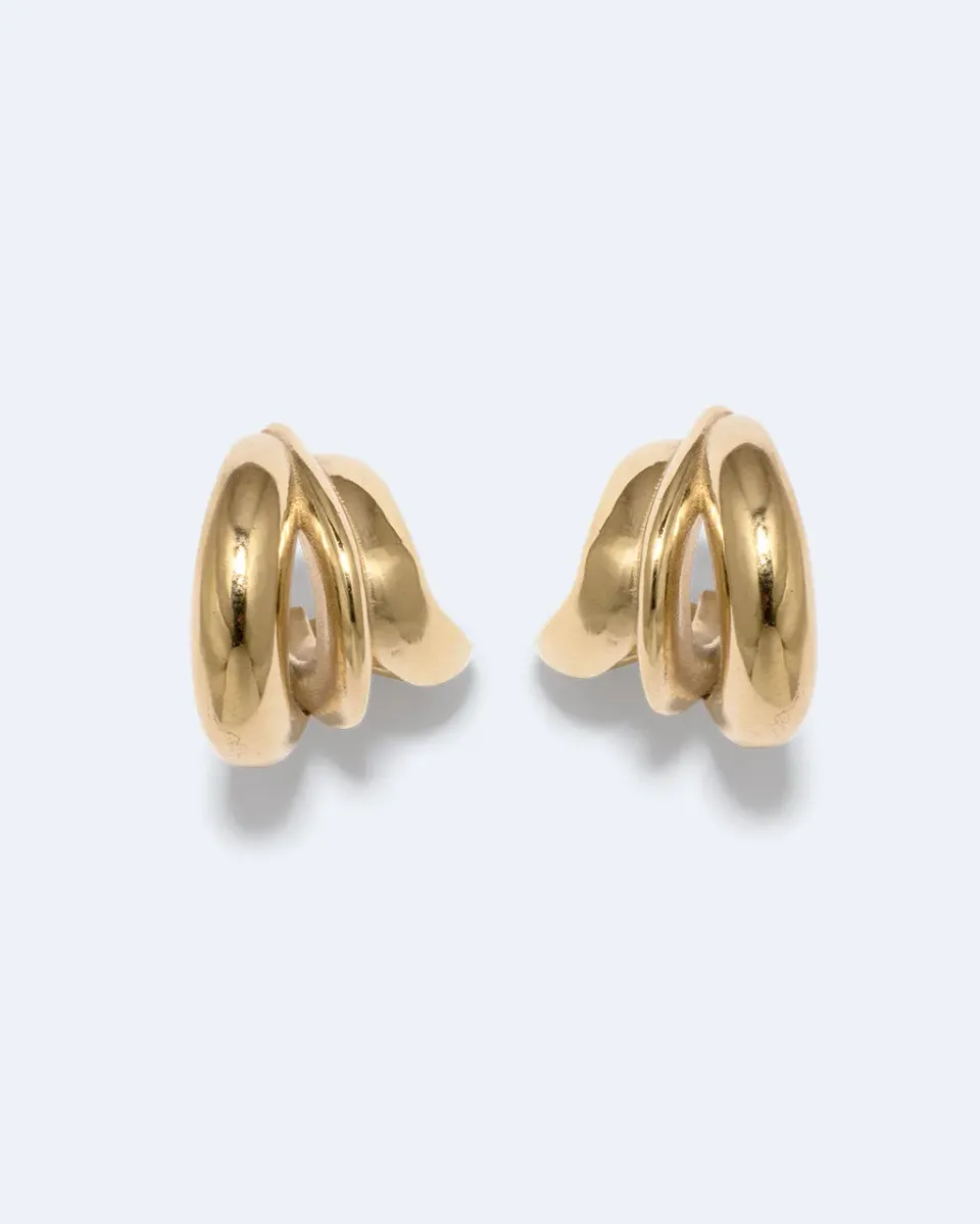 Completedworks Dollop boucles d’oreilles vermeil or recyclé