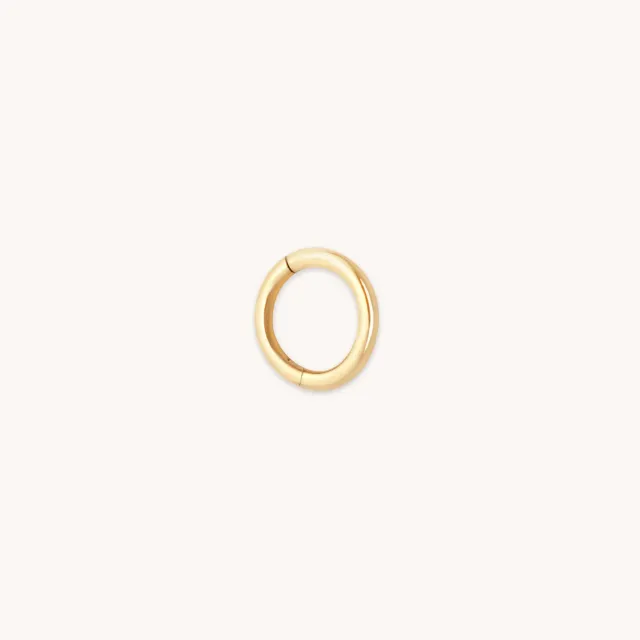 Astrid & Miyu Seamless Hoop 1.2mm anneau or massif