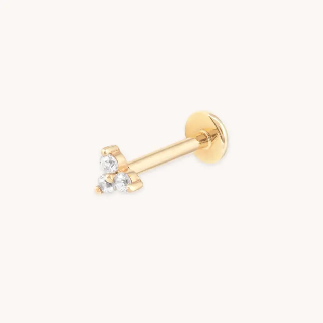 Astrid & Miyu Triple Topaz piercing 6mm or massif topaze