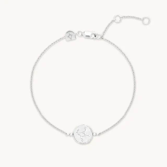 Astrid & Miyu Virgo Zodiac bracelet argent Vierge