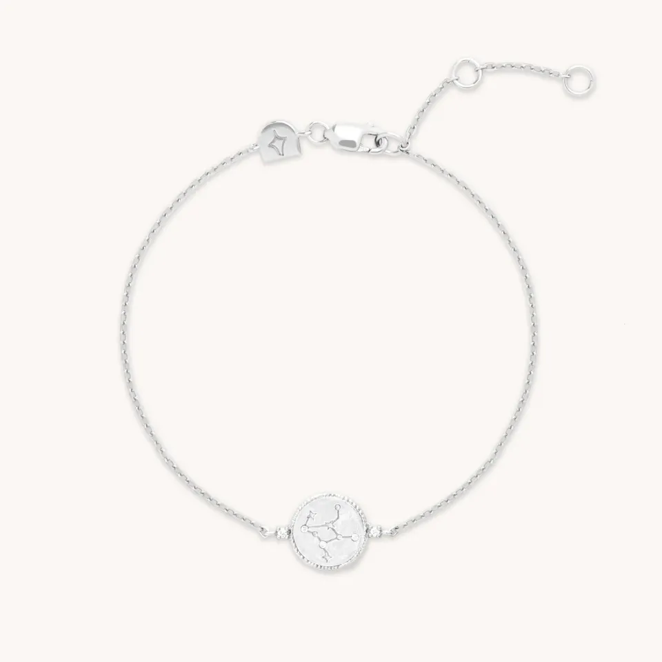Astrid & Miyu Virgo Zodiac bracelet argent Vierge