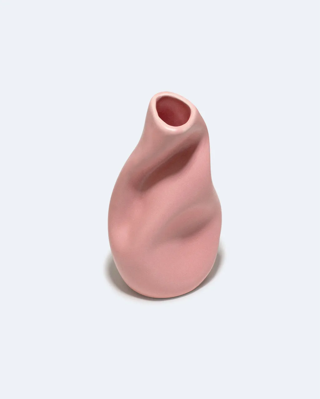 Completedworks Fold Seam vase céramique rose mat