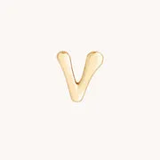 Astrid & Miyu E Initial breloque click or massif lettre E