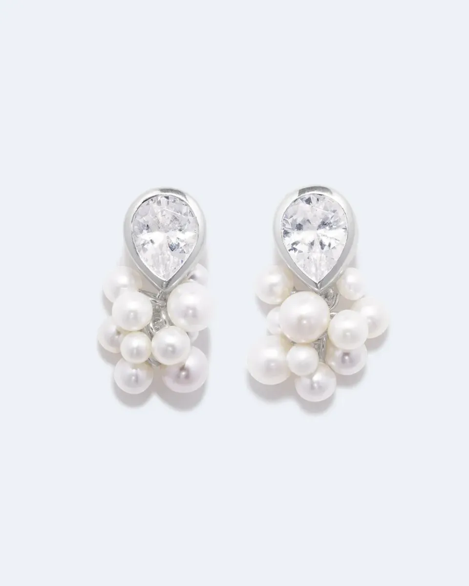 Completedworks Alchemy of Time boucles perle zirconia
