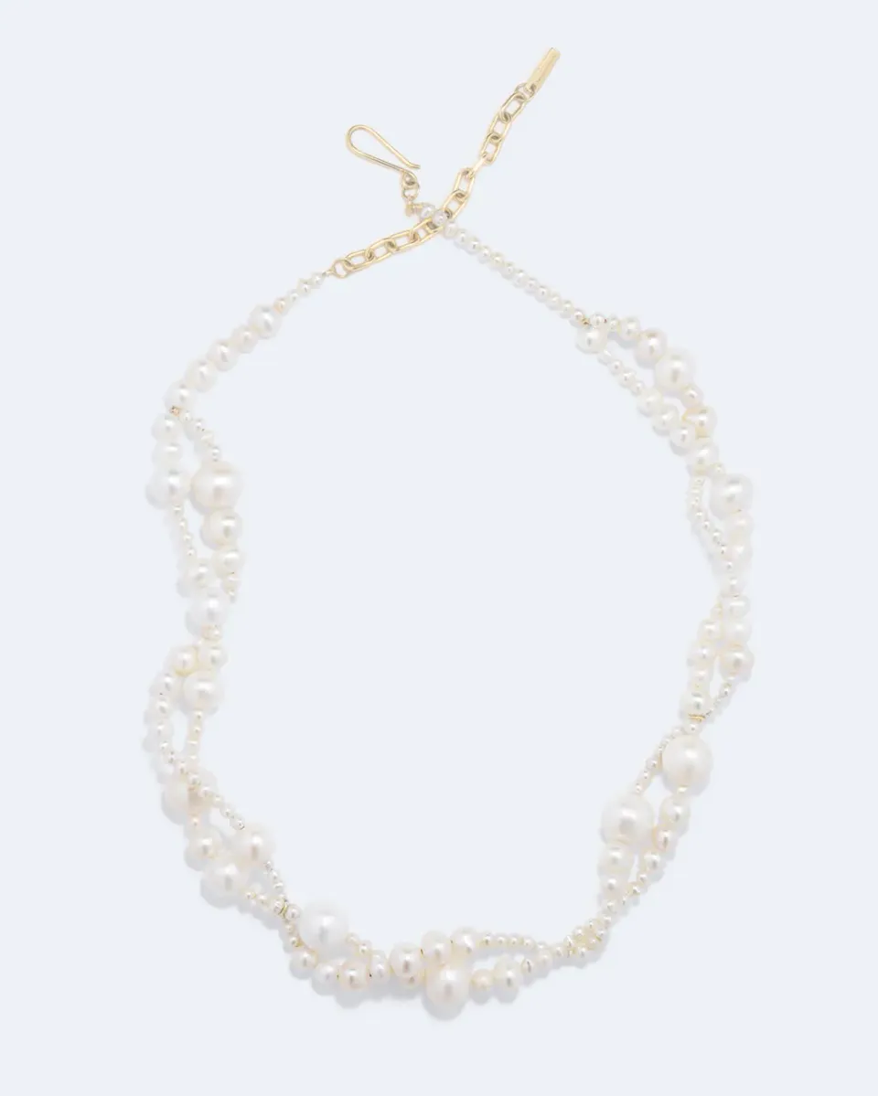 Completedworks Edo collier perle vermeil or