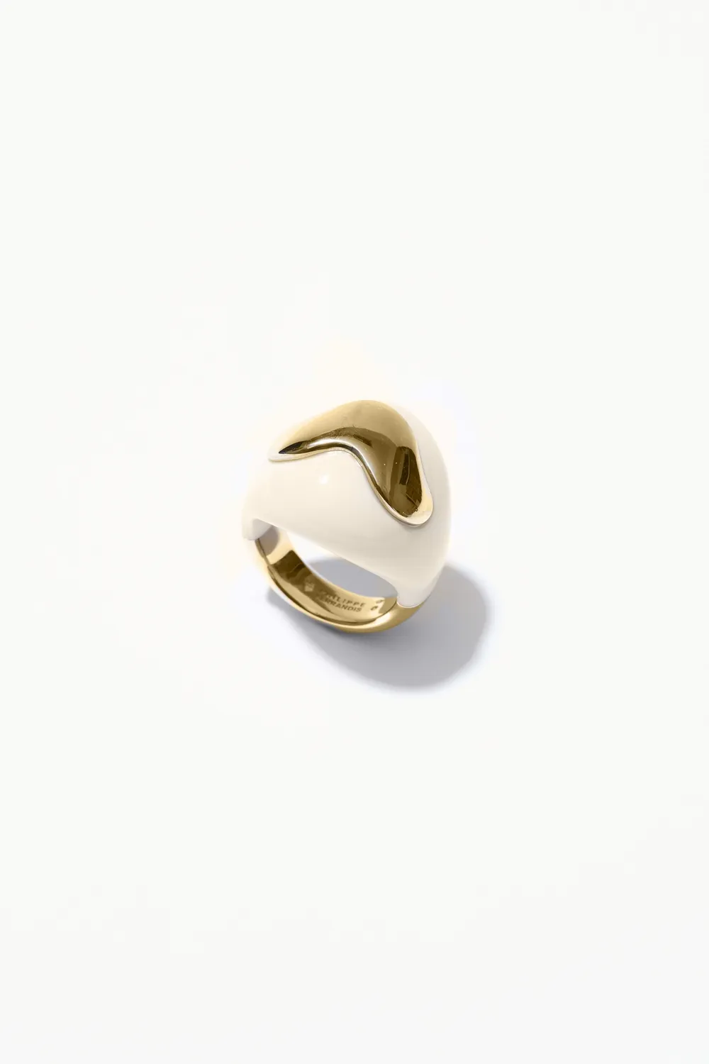 Philippe Ferrandis Waves bague grande vague résine