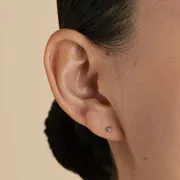 Astrid & Miyu Star Small piercing or blanc étoile