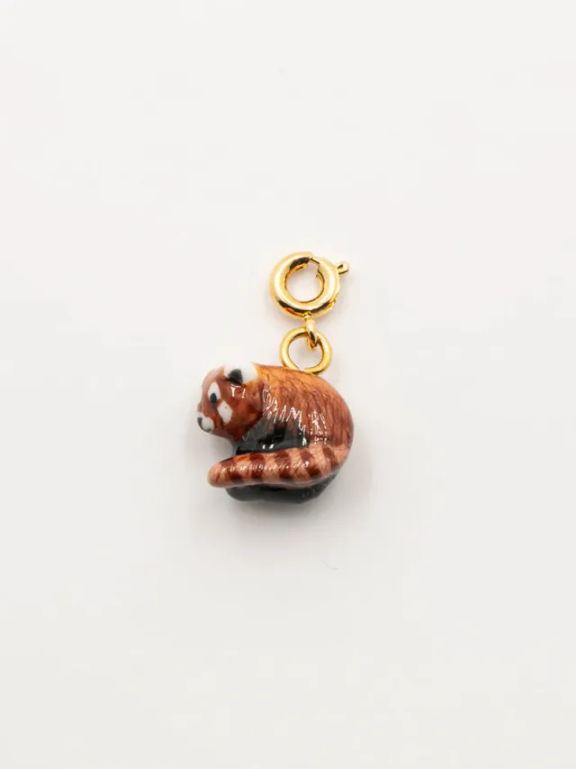 Nach Bijoux Les Protégés panda roux charms porcelaine